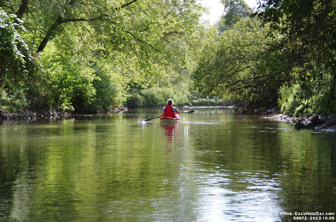 69972RoCrLeUsm - Beth and I kayaking Duffins Creek from Lake Ontario to the Bayly St. bridge